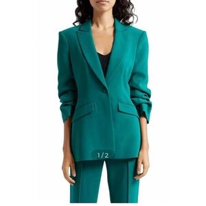 Cinq à Sept Vibrant Green Blazer